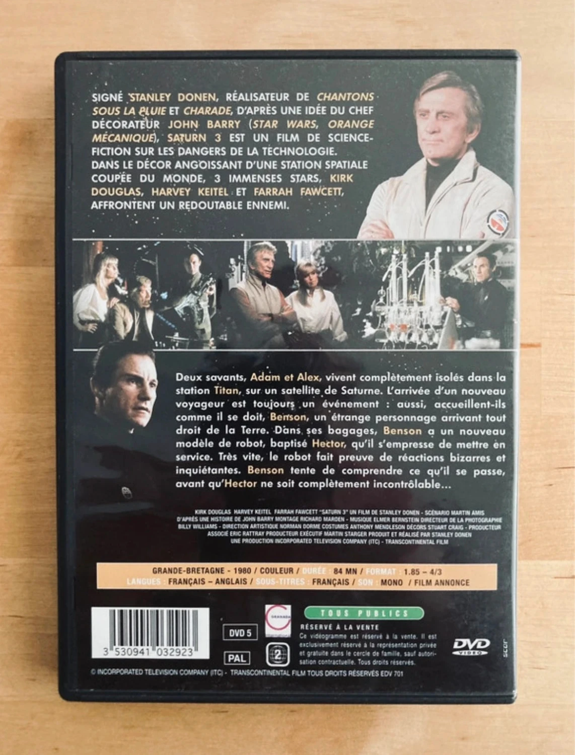 DVD Saturno 3 Kirk Douglas. – photo 3